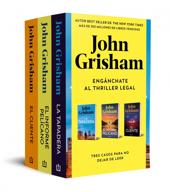 Pack Grisham esencial (contiene La tapadera | El cliente | El informe pelícano)
