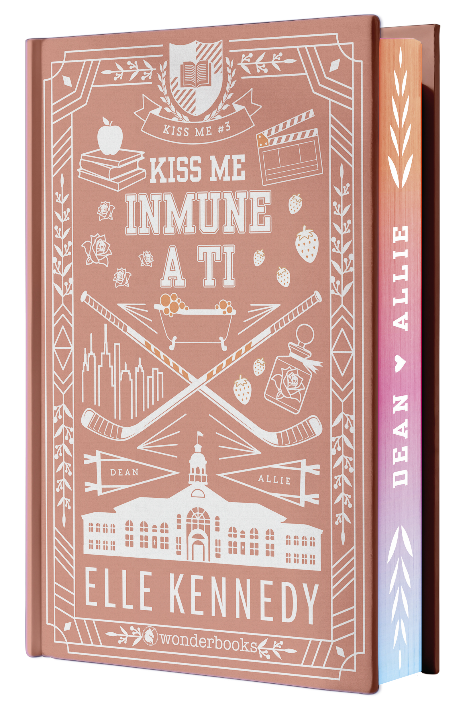Inmune a ti (Kiss Me 3 - Off Campus 3) - Edición especial en tapa dura con cantos pintados