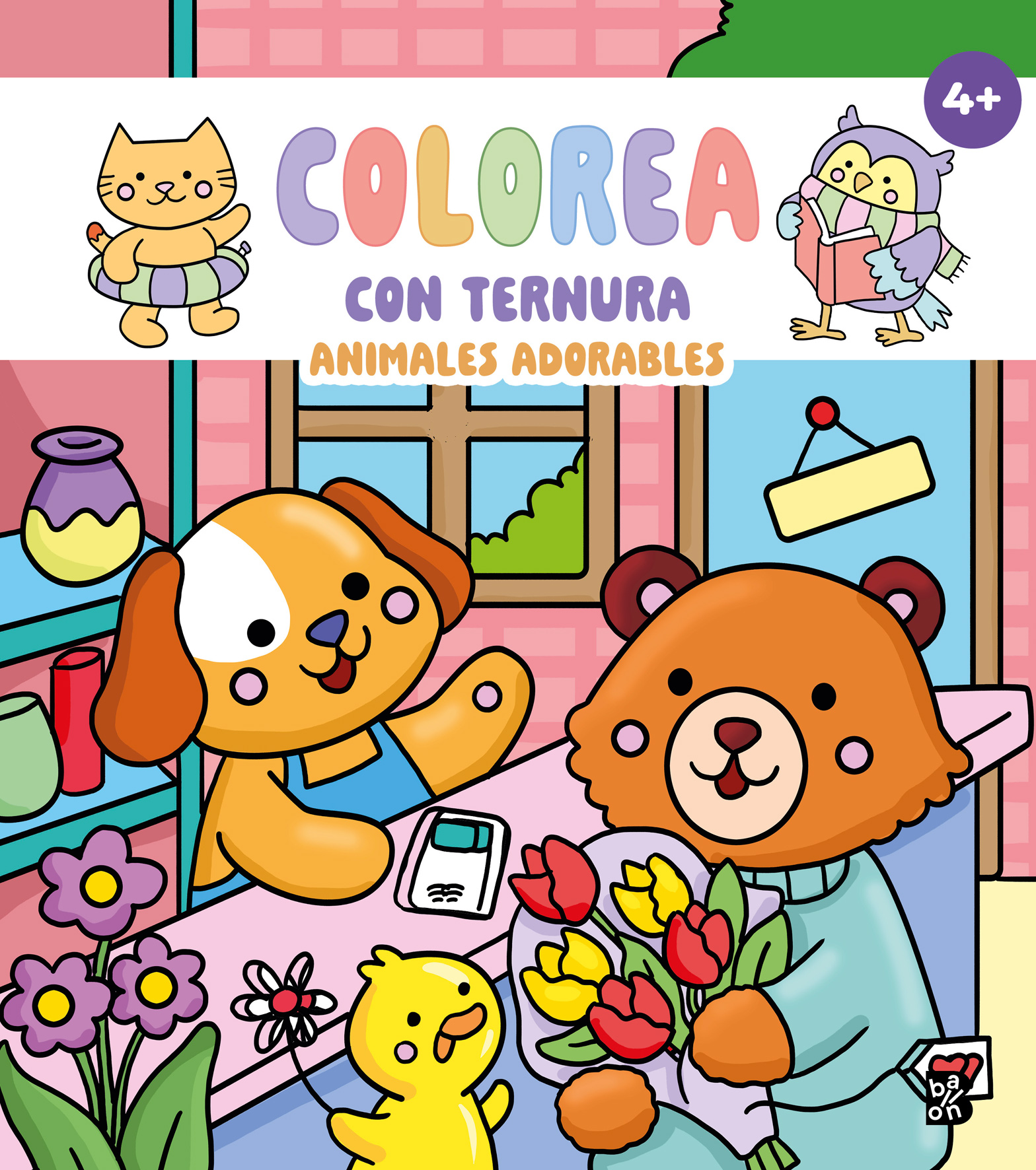 COLOREA CON TERNURA - ANIMALES ADORABLES