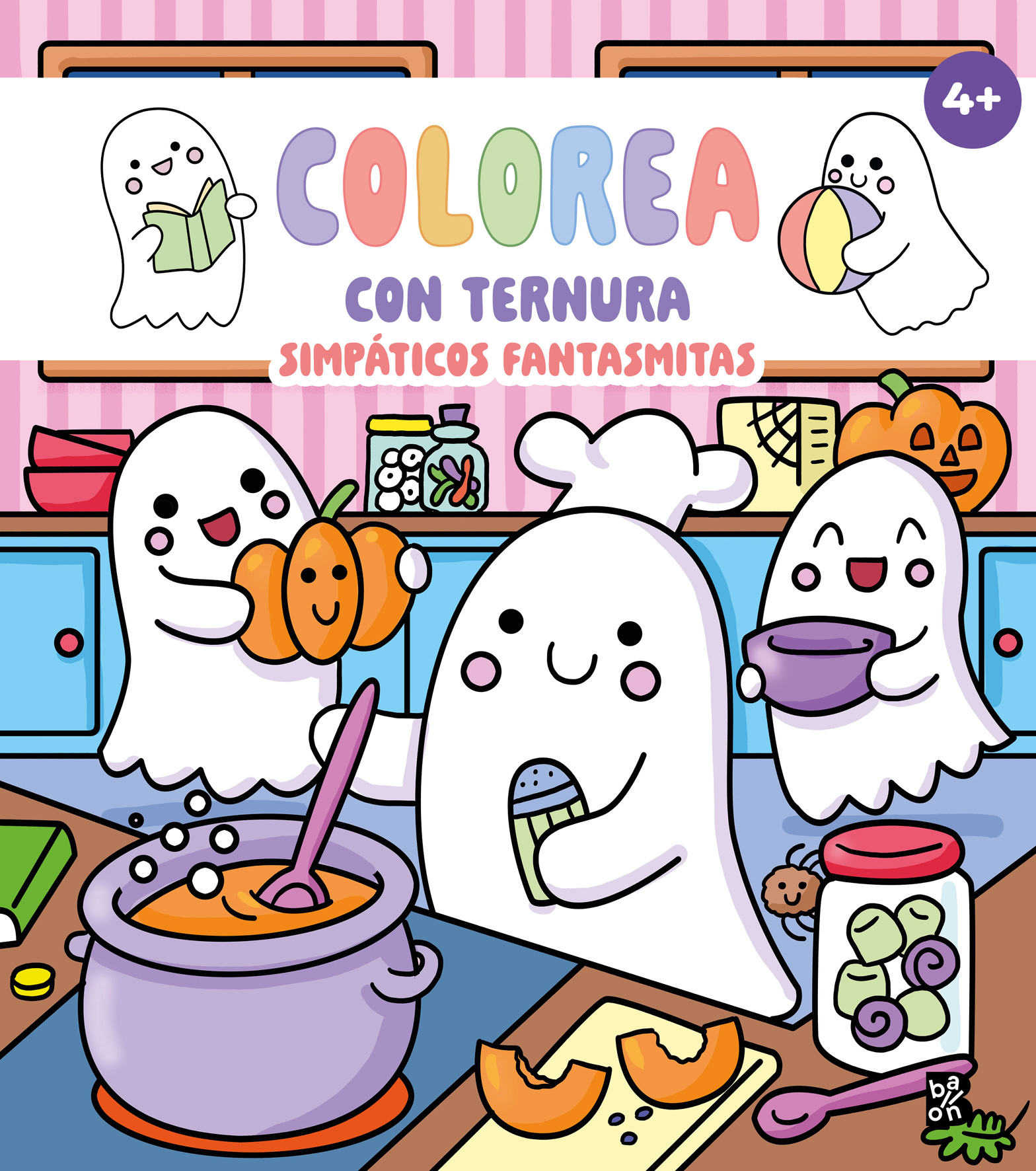 COLOREA CON TERNURA - SIMPÁTICOS FANTASMITAS