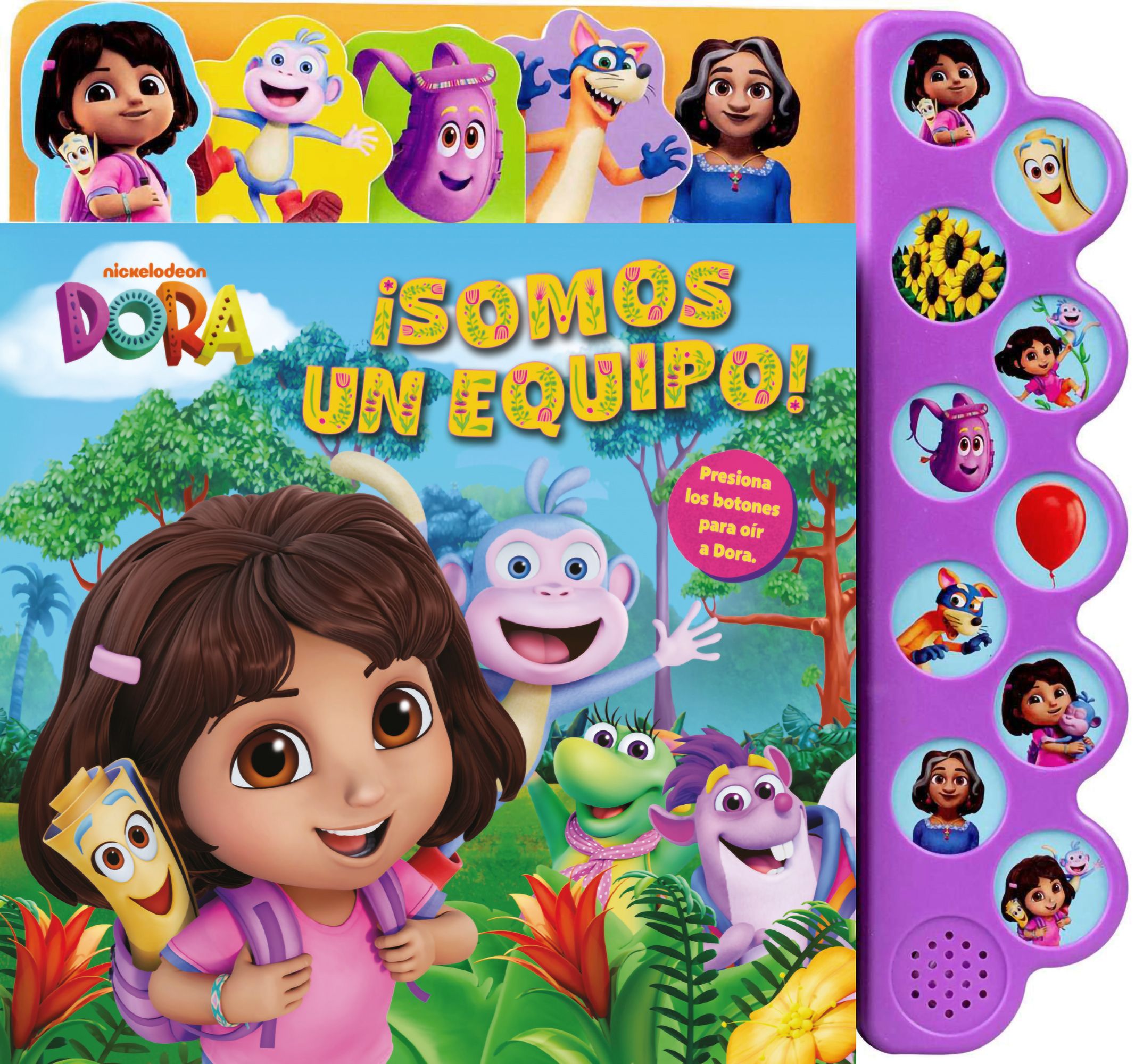 Dora. Somos un equipo. Libro con 10 sonidos