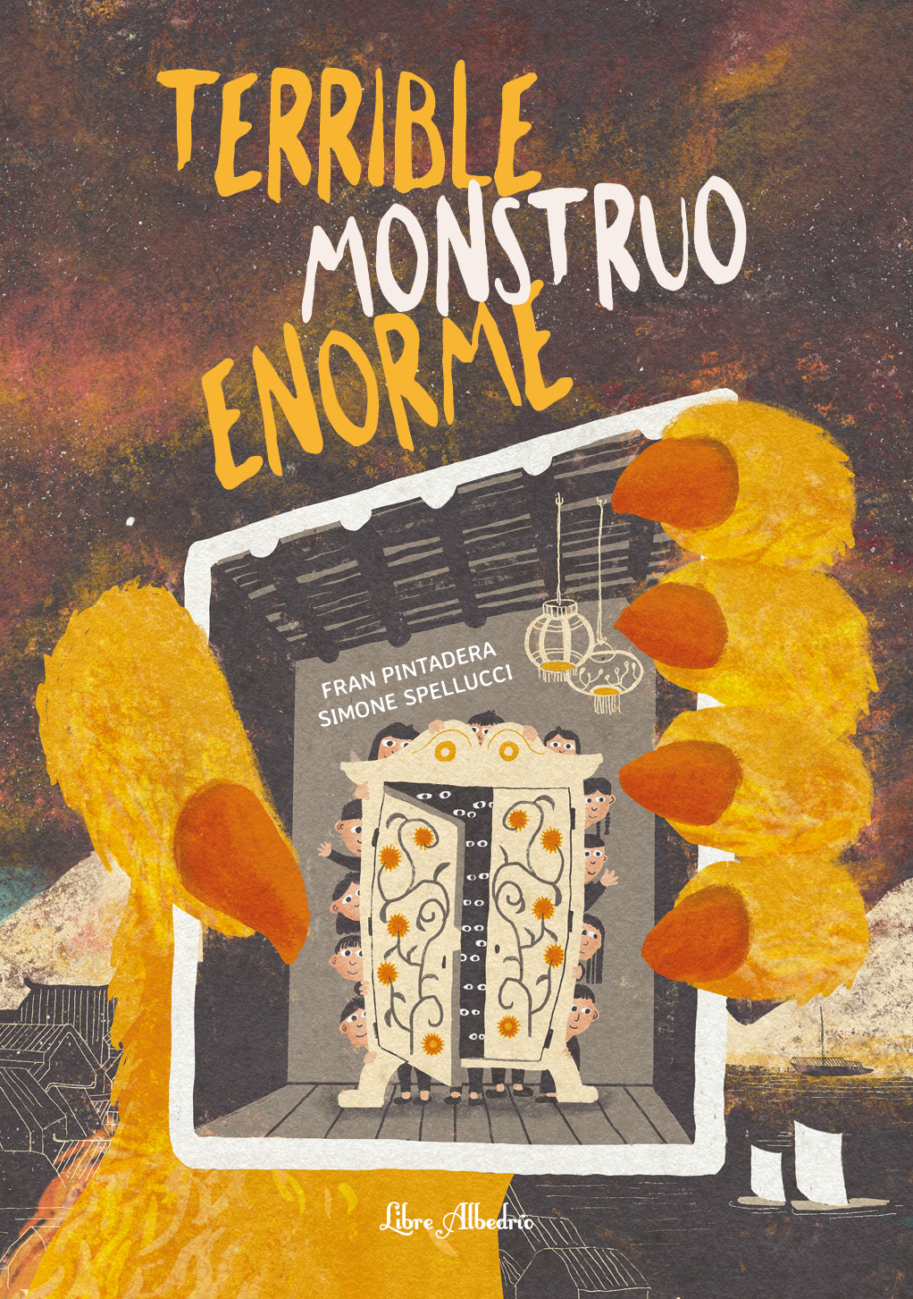 Terrible monstruo enorme