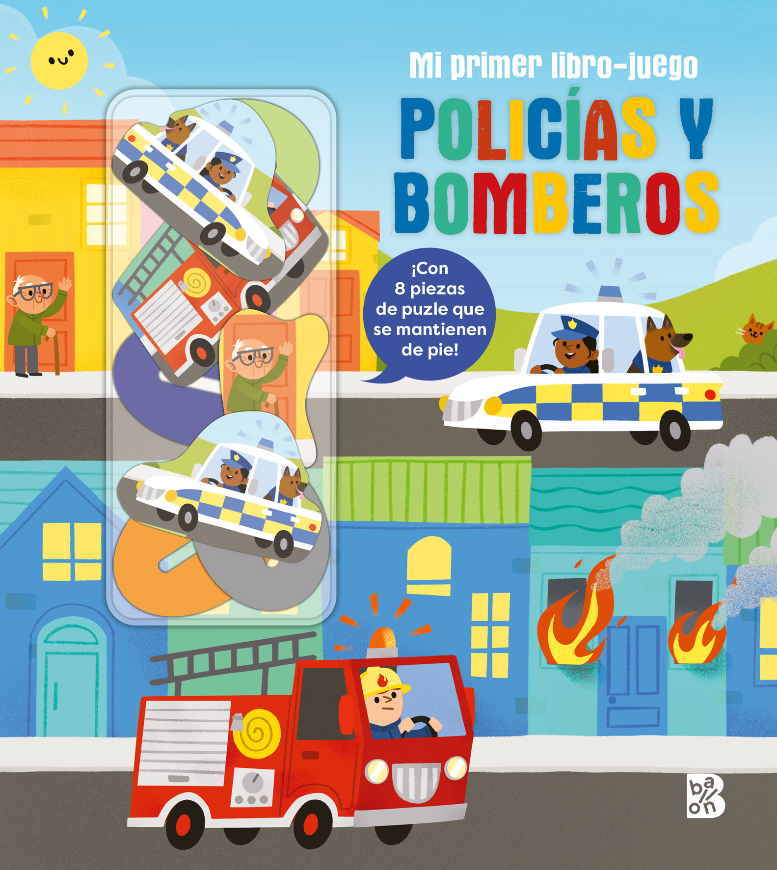 MI PRIMER LIBRO-JUEGO - POLICÍAS Y BOMBEROS