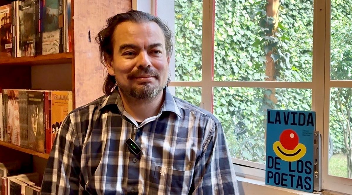 Los libros, la poesía y el fracaso: Daniel Espartaco Sánchez y el oficio de escribir. Foto: Verónica Maza