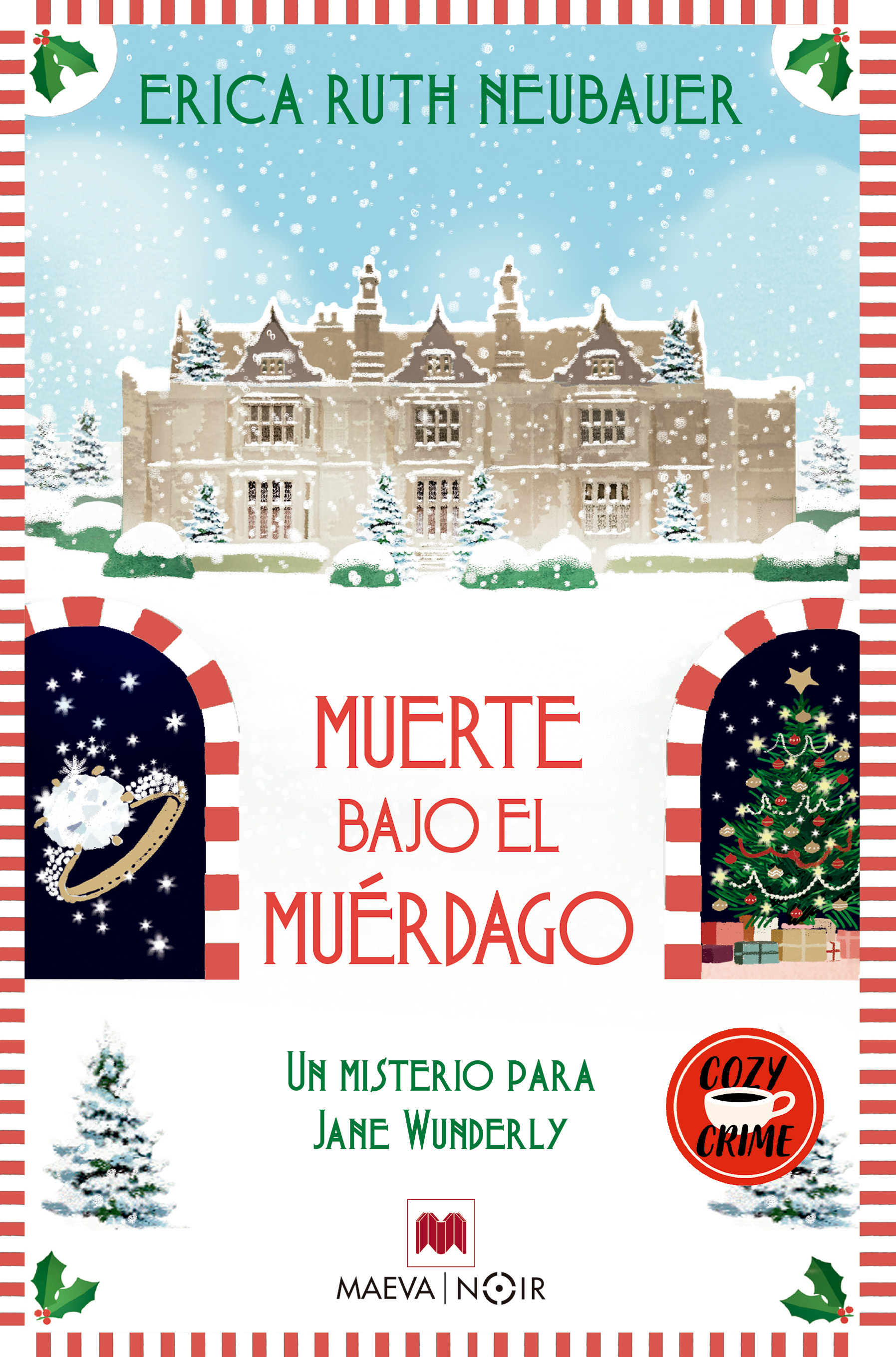 Muerte bajo el muérdago: Disfruta de unas navidades de muerte junto a Jane Wunderly