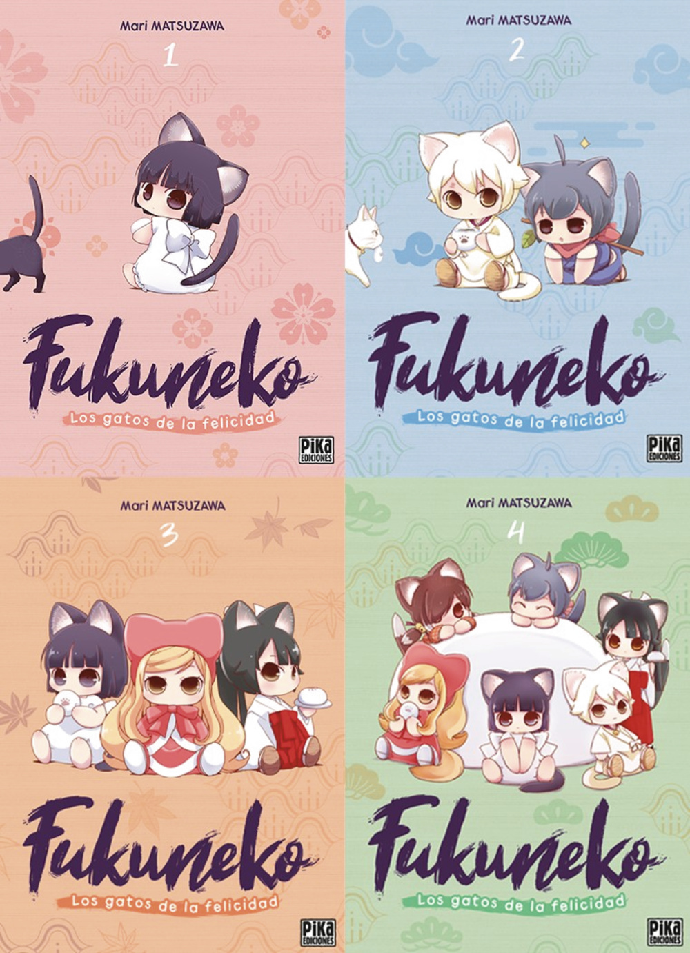 Pack serie completa: Fukuneko. Los gatos de la felicidad