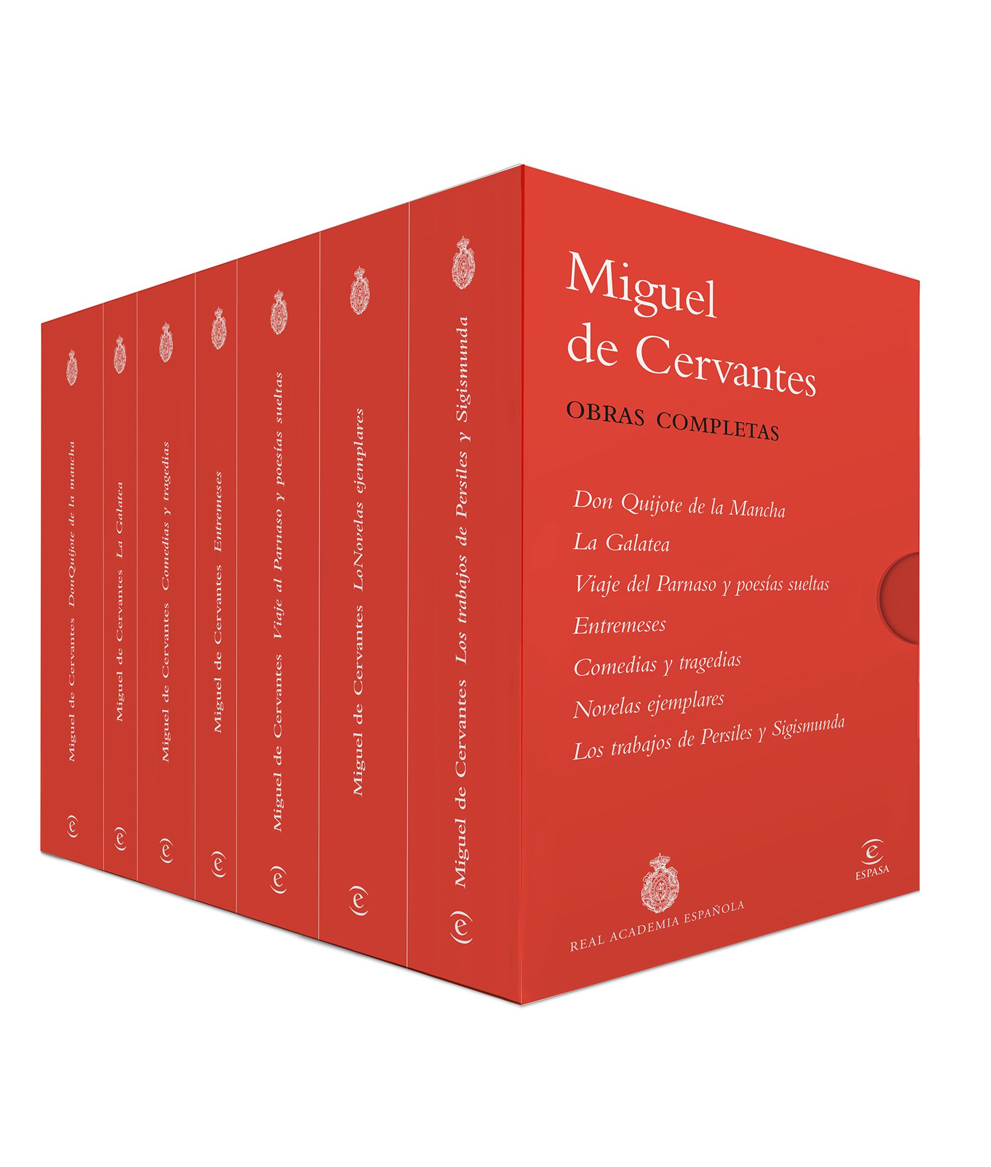 Estuche Obras completas Miguel de Cervantes