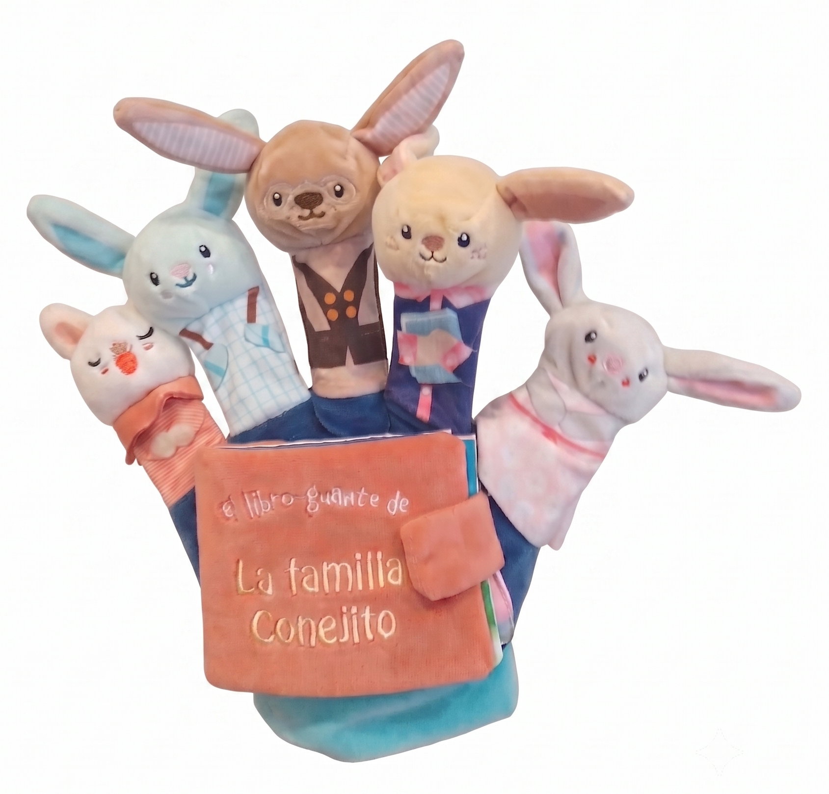 LA FAMILIA CONEJITO (LIBRO GUANTE CON TÍTERES DE DEDO)