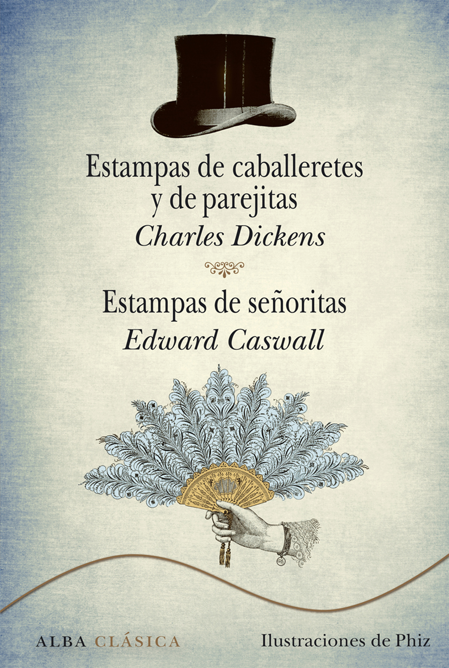 Estampas de caballeretes y de parejitas. Señoritas