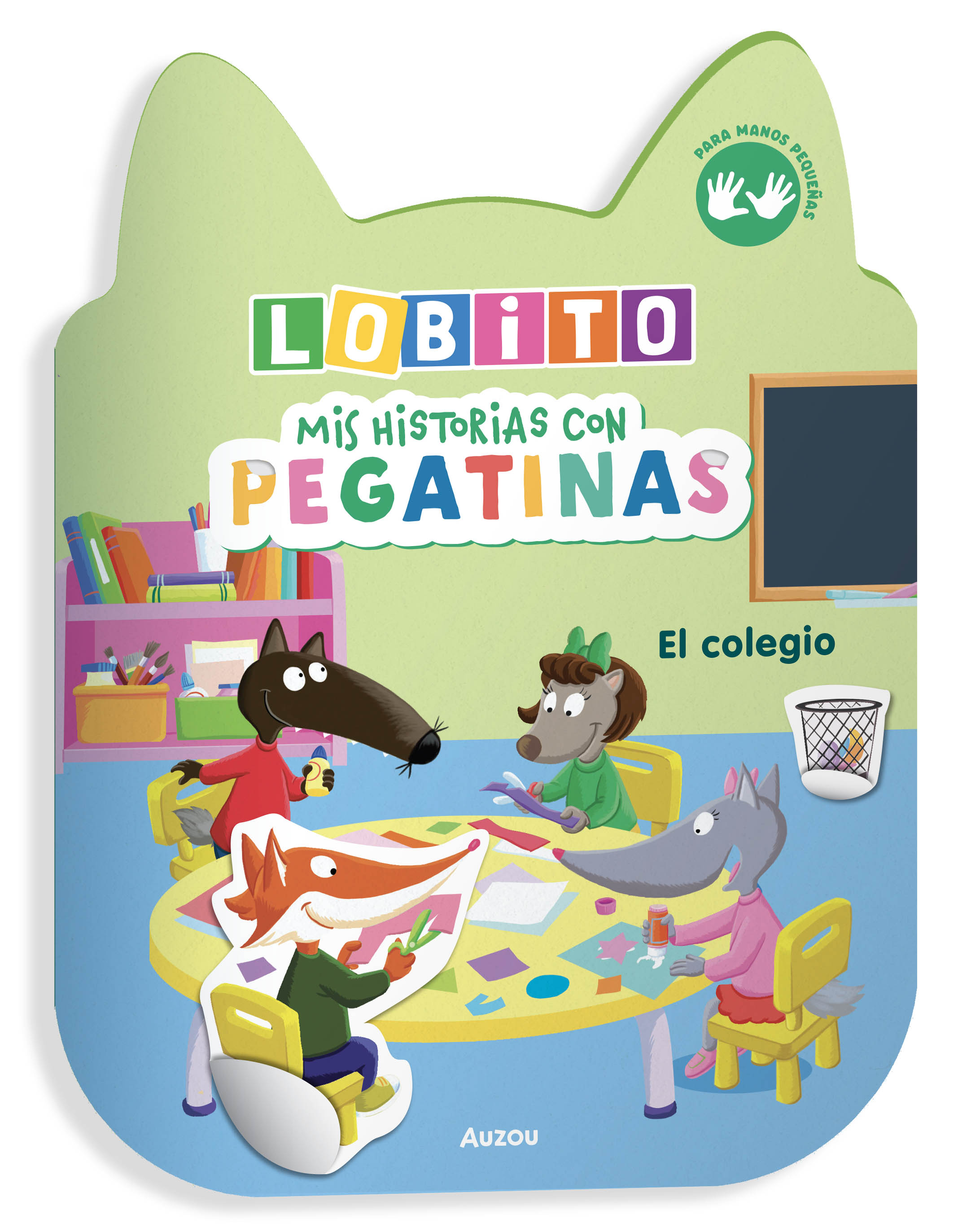 Mis historias con pegatinas de Lobito. El colegio
