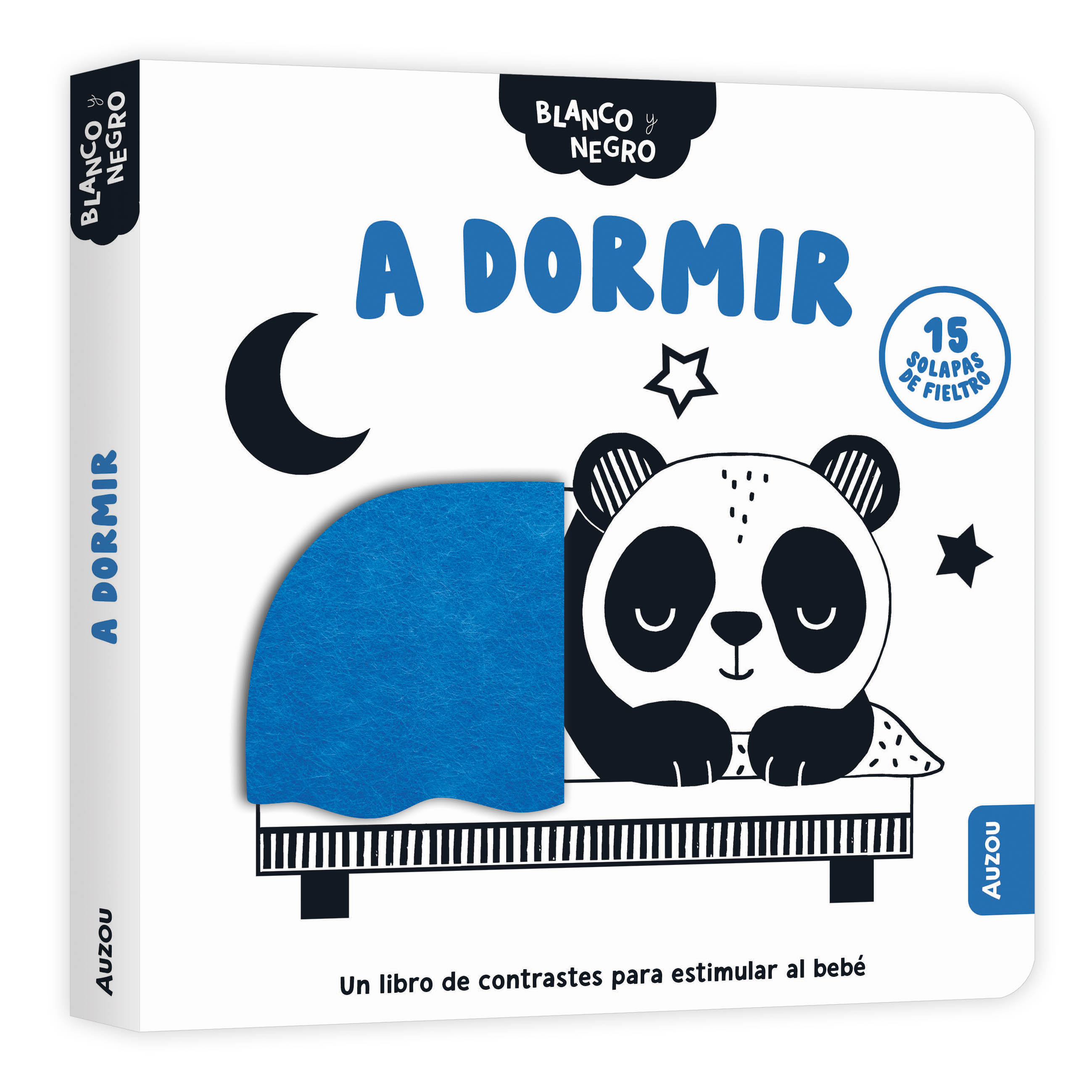 Blanco y negro. A dormir - Con solapas de fieltro para bebés