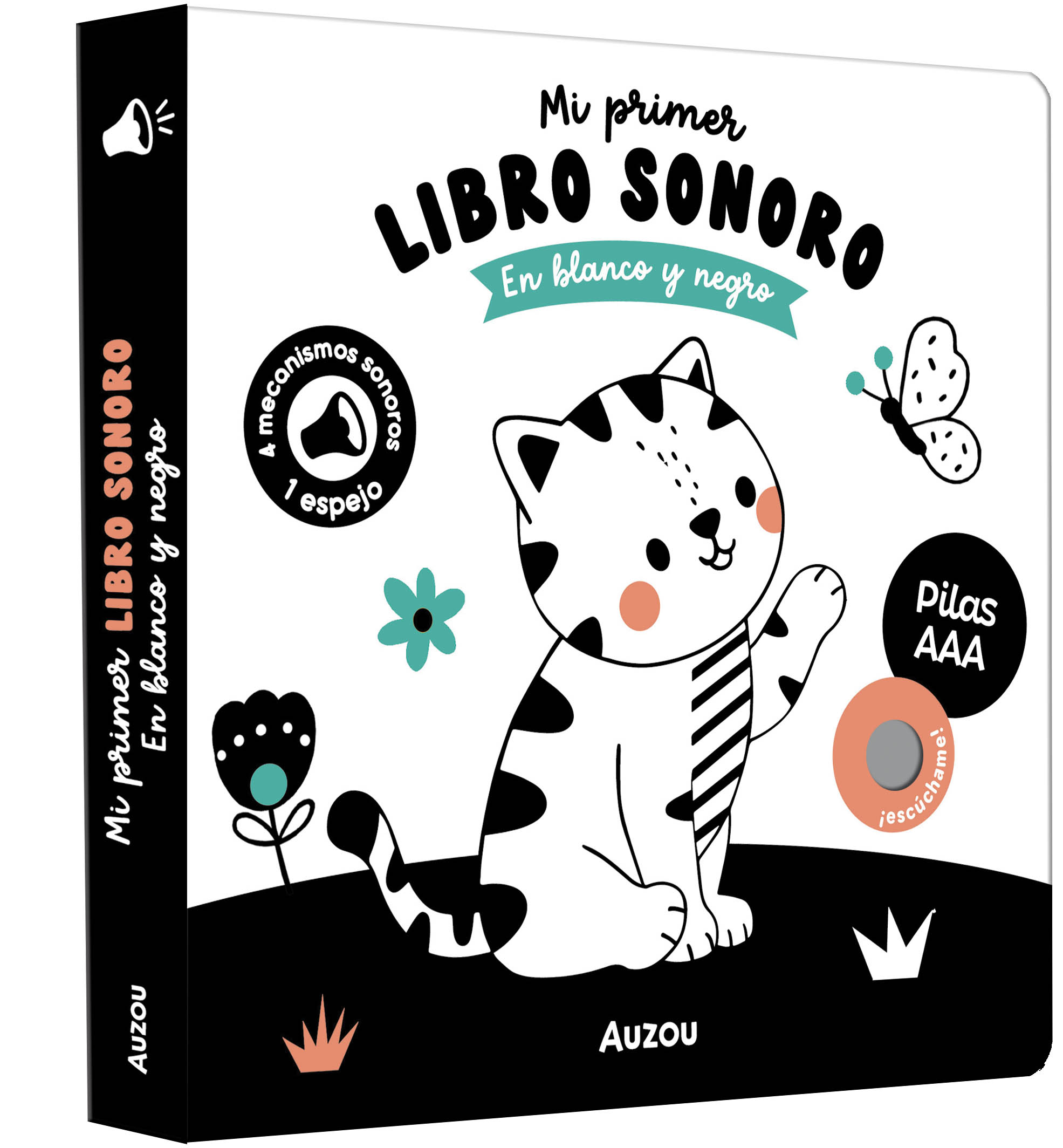 BLANCO Y NEGRO. MI PRIMER LIBRO SONORO - ¡SOLAPAS Y SONIDOS!